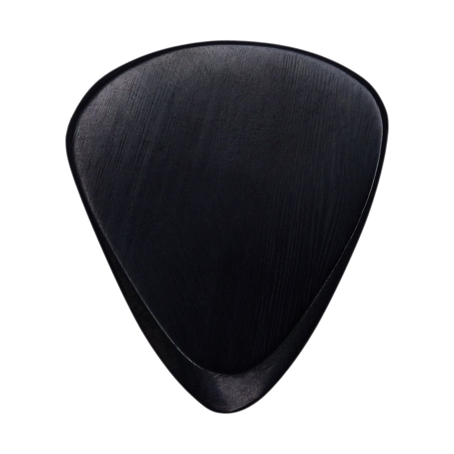Black Buffalo Horn Guitar Or Bass Pick - 3.0 mm Ultra Heavy Gauge - 351 Wedge Shape - Polished Finish Handmade Specialty Exotic Plectrum