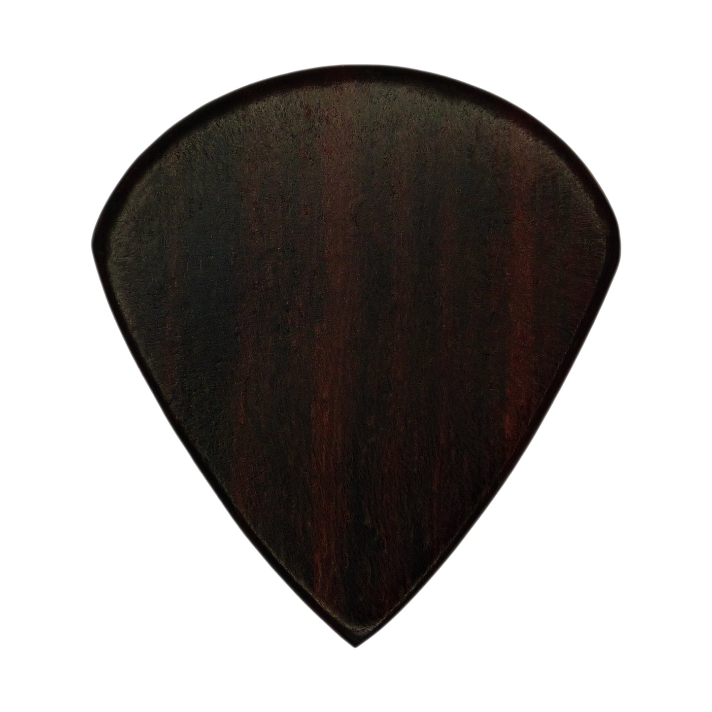 Rosewood Guitar Or Bass Pick - 1.5 mm Ultra Heavy Gauge - Jazz Shape - Natural Finish Handmade Specialty Exotic Plectrum