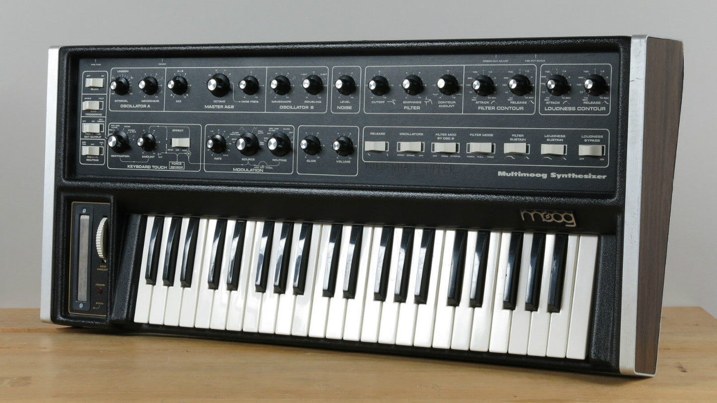 Custom padded cover for Moog Multimoog Model 326A