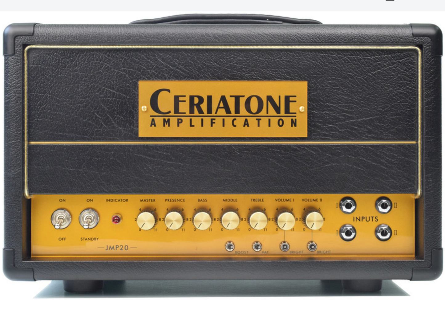Custom padded cover for Ceriatone British Style Plexi20 Head Amp