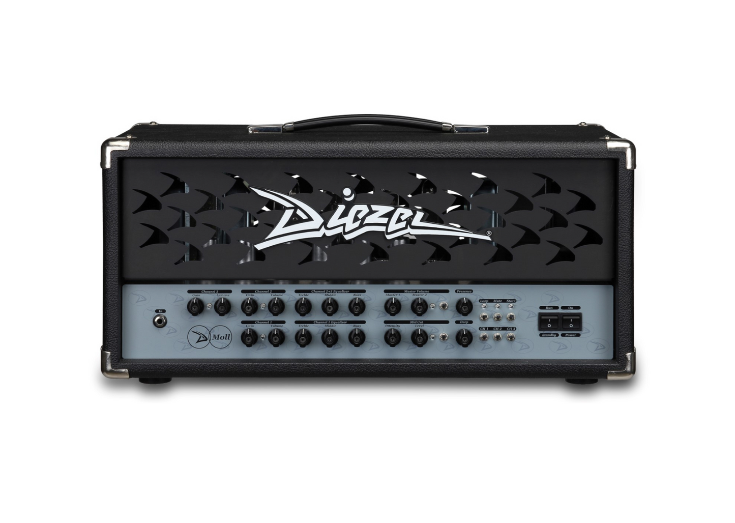 Custom padded cover for Diezel D-Moll Head Amp