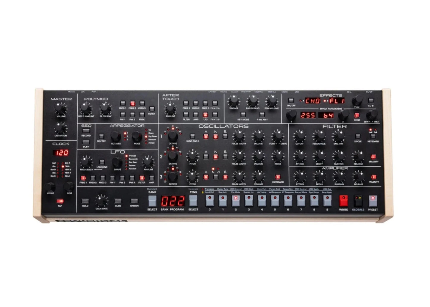 Custom padded cover for Sequential Trigon-6 Desktop