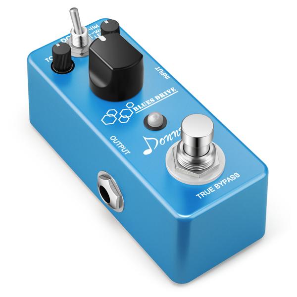 blues effect pedal Donner Blues Drive Classical Electronic Vintage Overdrive Guitar Effect Pedal True Bypass Warm/Hot Modes