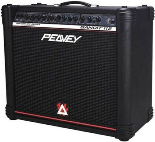 Custom padded cover for PEAVEY Bandit 112 1x12" (red stripe) combo amp