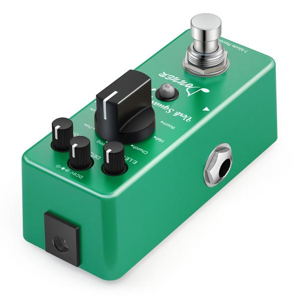 Digital Reverb Guitar Effect Pedal - Verb Square (7 Modes)