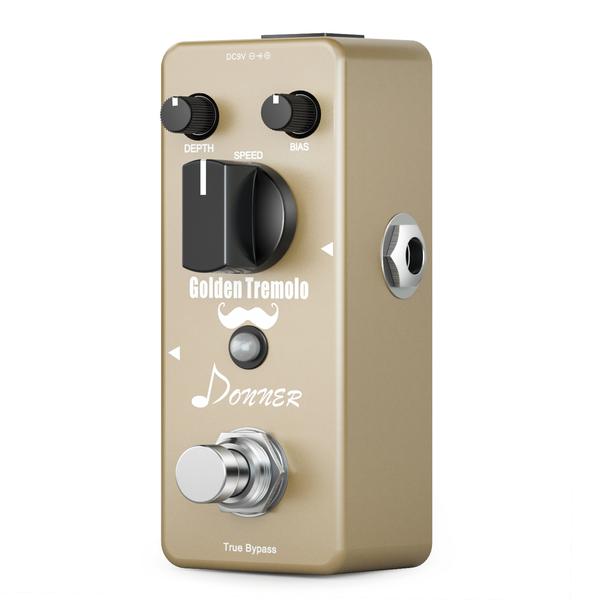 Golden Tremolo Pedal Classic Tremolo Guitar Effect