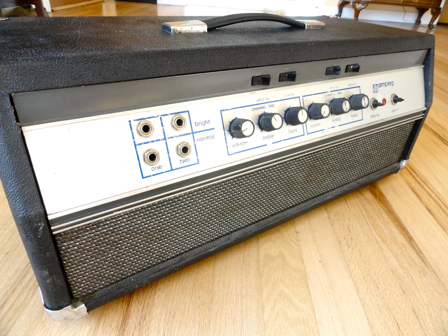 Custom padded cover for AMPEG B-25 1969 Head Amp B25 B 25