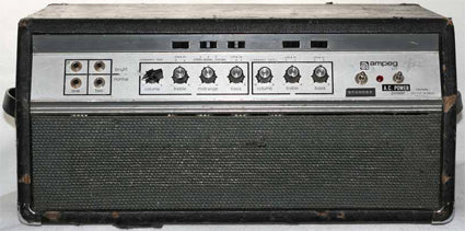 Custom padded cover for Ampeg SVT Vintage 1969 Head Amp