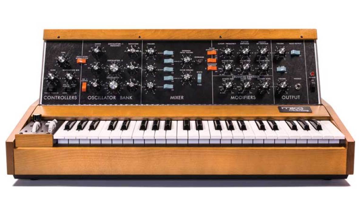 Custom padded cover for Moog MiniMoog Model D (reissue) keyboard