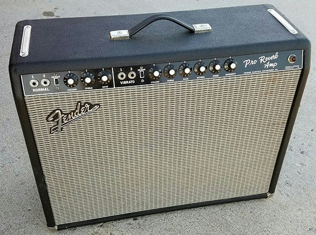 Custom padded cover for 1966 Fender Blackface Pro Reverb 2x12 Combo Amp