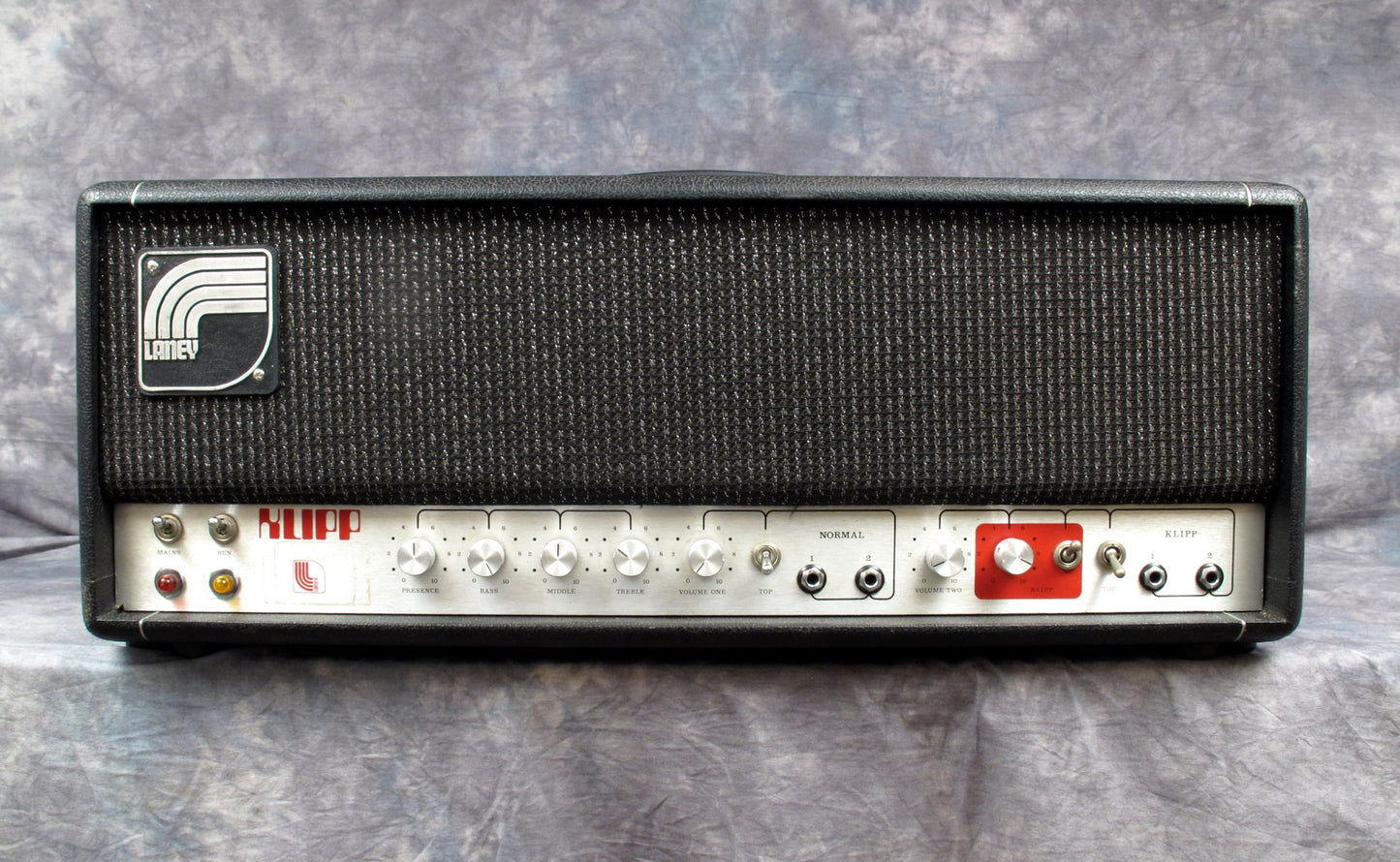 Custom padded cover for Laney Klipp 100 Head Amp