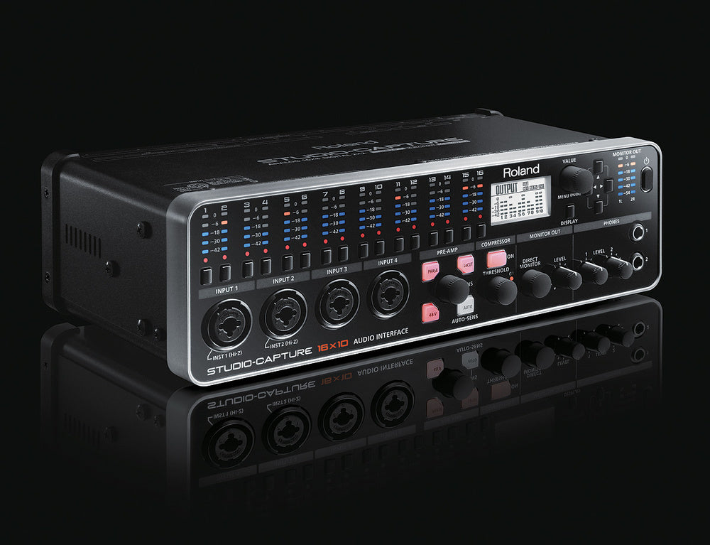 Custom padded cover for Roland Studio-Capture USB Audio Interface