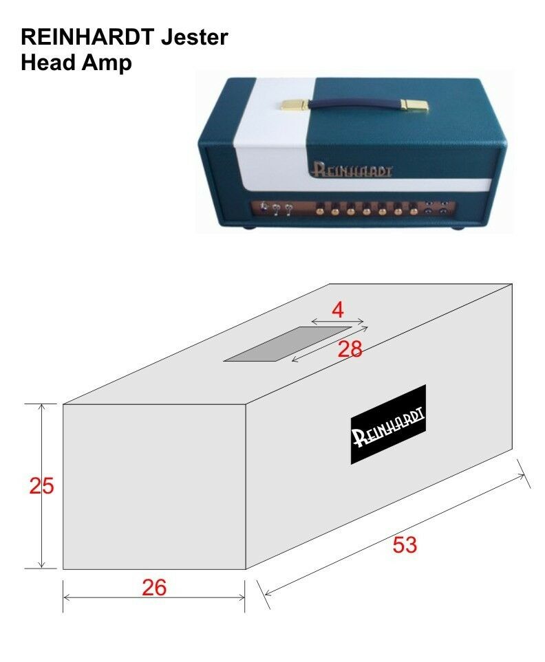 Custom padded cover for REINHARDT Jester (officially approved by REINHARDT AMPS)