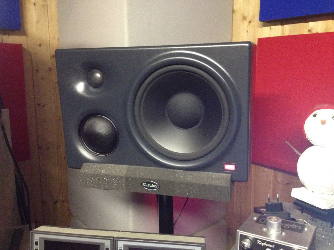 Custom padded cover (pair) for Klein and Hummel K&H O300 studio monitors