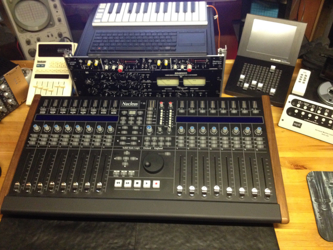 Custom padded cover for SSL Nucleus console - Solid State Logic Nucleus console