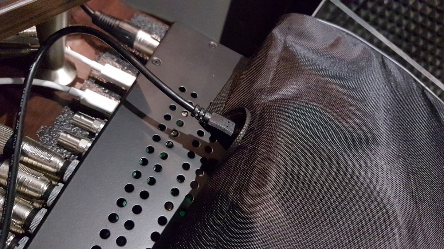 Custom padded cover for Softube Console 1 (Mk1 / Mk2) w/ rear-cut for the cable