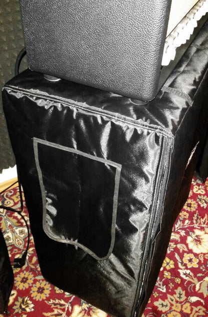 Custom padded cover with zippers (roll up front) for Mesa Boogie 4x12" Traditional Straight Cab (Standard 4x12)