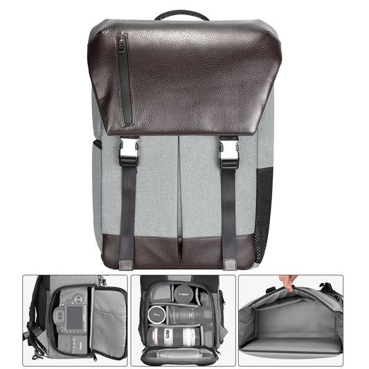 Custom padded  Camera Backpack Professional Waterproof Camera Soft Carrying Case Bag