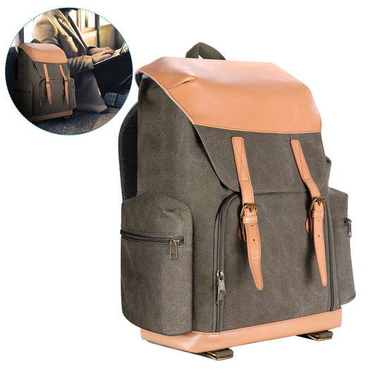 Custom dual padded professional Camera Backpack with Large Capacity Canvas Bag Soft Carrying Case