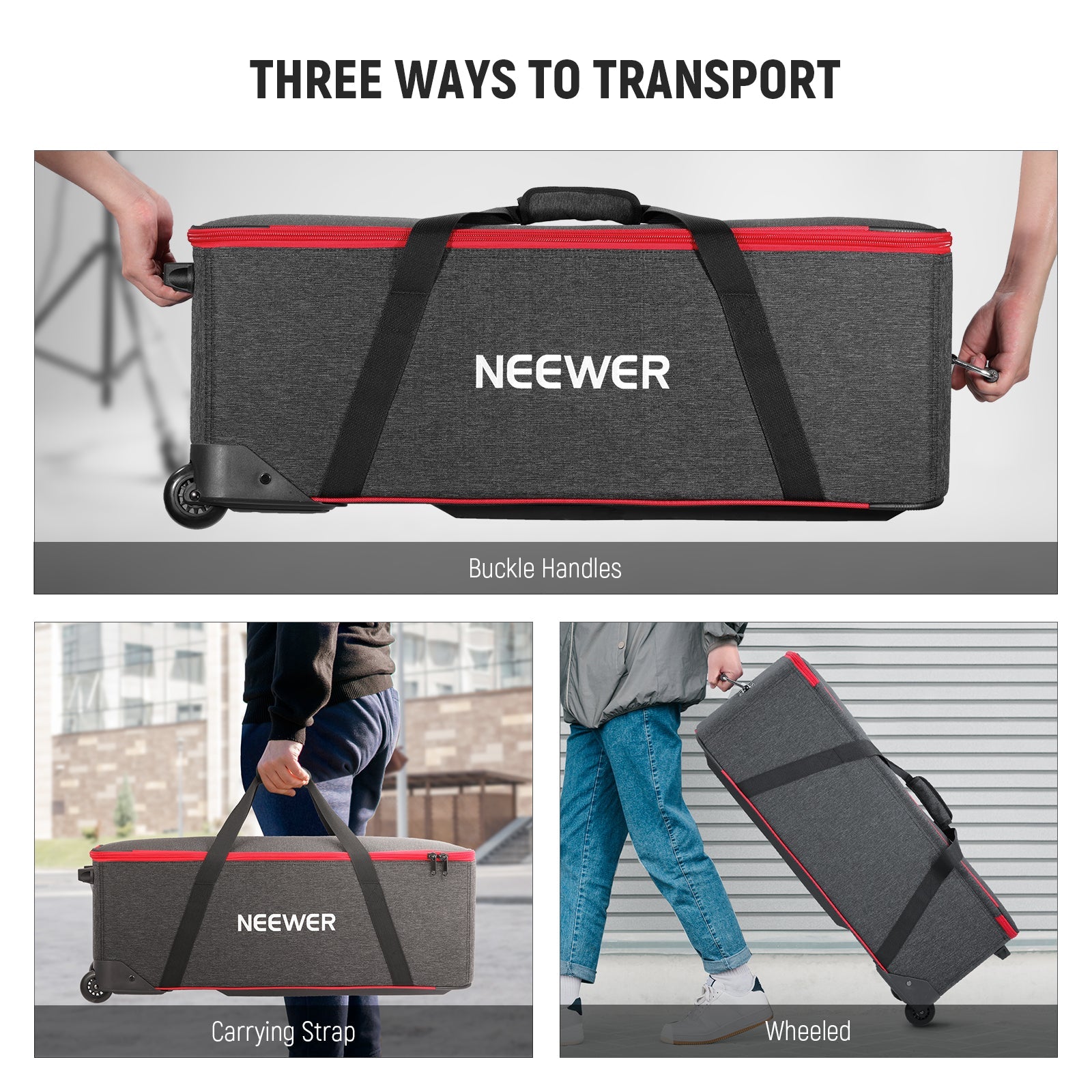 Neewer Photo Studio Equipment Trolley Carry Bag 2024