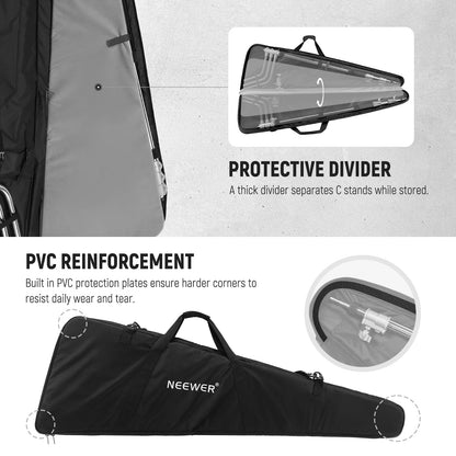 NEEWER NB-05 Upgraded Carrying Bag for Two C Stands