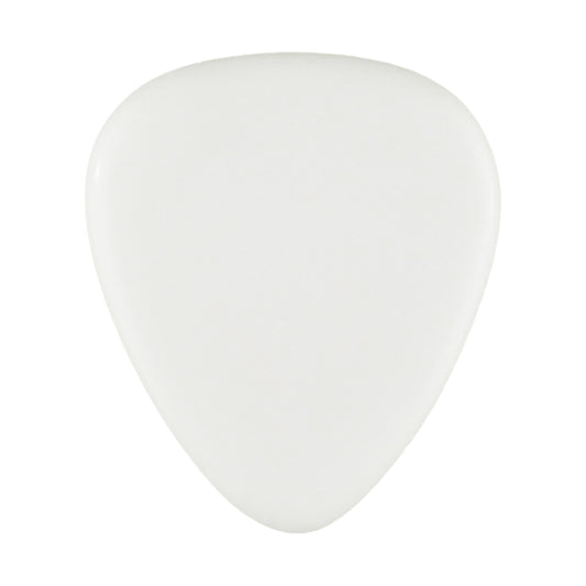 White Agate Stone Guitar Or Bass Pick - 3.0 mm Ultra Heavy Gauge - 351 Shape - Specialty Handmade Gemstone Exotic Plectrum