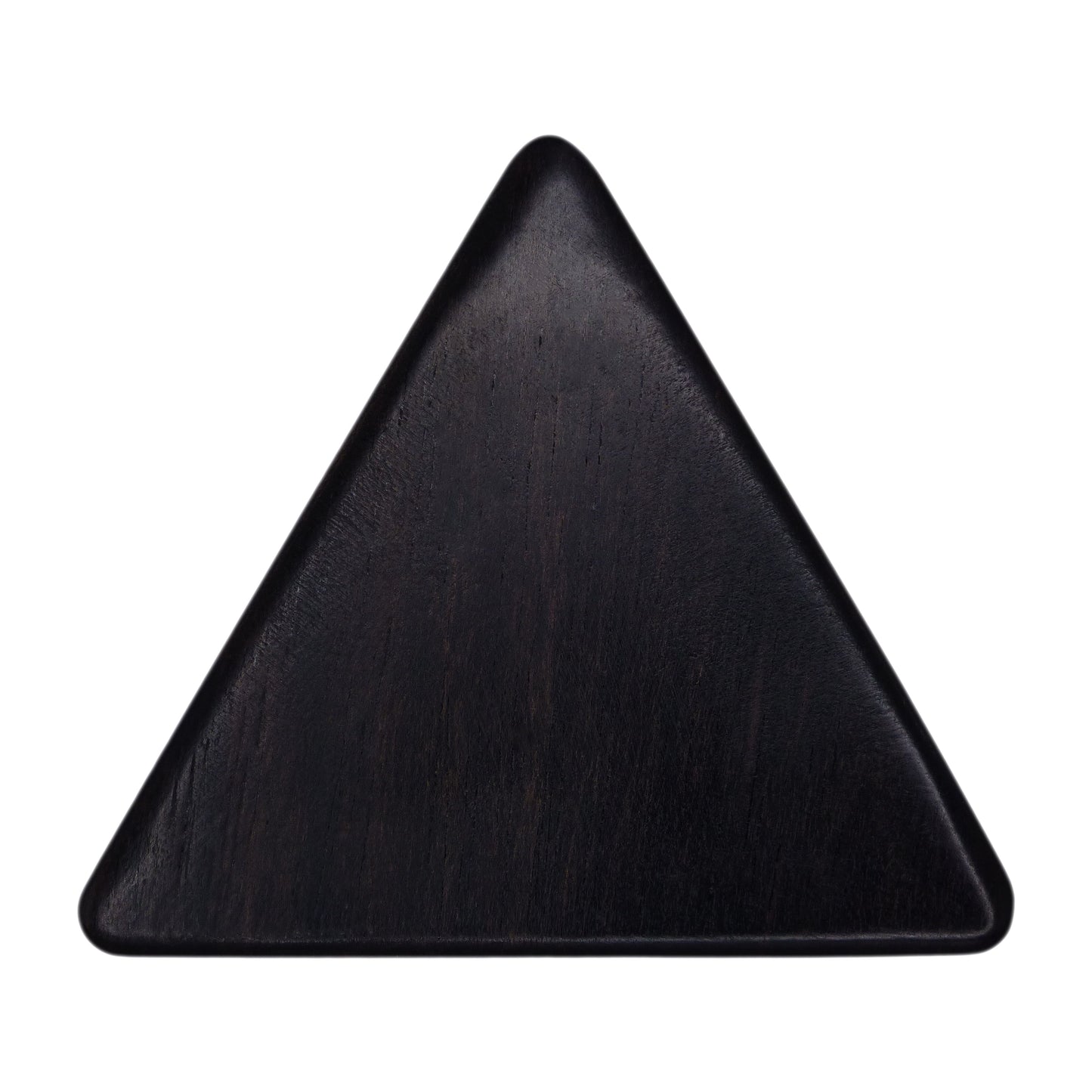 Ebony Wood Guitar Or Bass Pick - 1.5 mm Ultra Heavy Gauge - 355 Large Triangle Shape - Natural Finish Handmade Specialty Exotic Plectrum