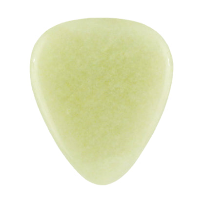 Indian Aventurine Stone Guitar Or Bass Pick - 3.0 mm Ultra Heavy Gauge - 351 Shape - Specialty Handmade Gemstone Exotic Plectrum