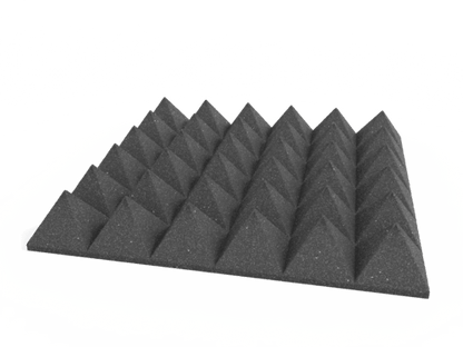 4 Inch Acoustic Foam Pyramid Style Panels - 13 Color Options