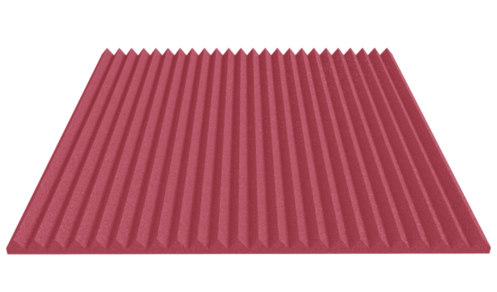 1 Inch Acoustic Foam Wedge Style Panels - 13 Color Options