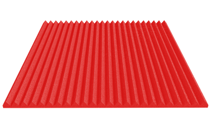 1 Inch Acoustic Foam Wedge Style Panels - 13 Color Options