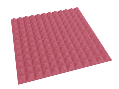 2 Inch Acoustic Foam Pyramid Style Panels - 13 Color Options
