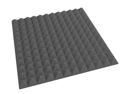 2 Inch Acoustic Foam Pyramid Style Panels - 13 Color Options