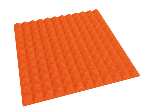 2 Inch Acoustic Foam Pyramid Style Panels - 13 Color Options