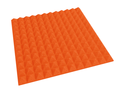 2 Inch Acoustic Foam Pyramid Style Panels - 13 Color Options