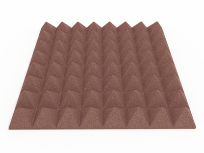 3 Inch Acoustic Foam Pyramid Style Panels - 13 Color Options