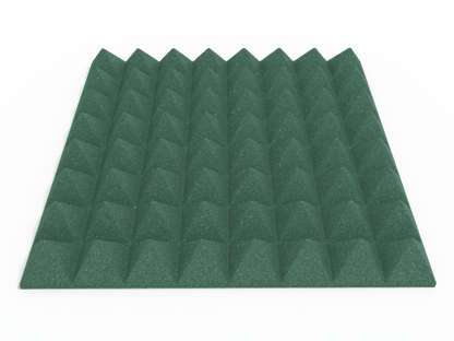3 Inch Acoustic Foam Pyramid Style Panels - 13 Color Options