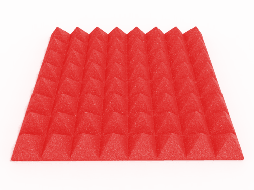 3 Inch Acoustic Foam Pyramid Style Panels - 13 Color Options