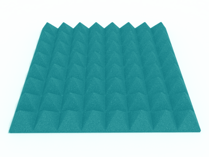 3 Inch Acoustic Foam Pyramid Style Panels - 13 Color Options