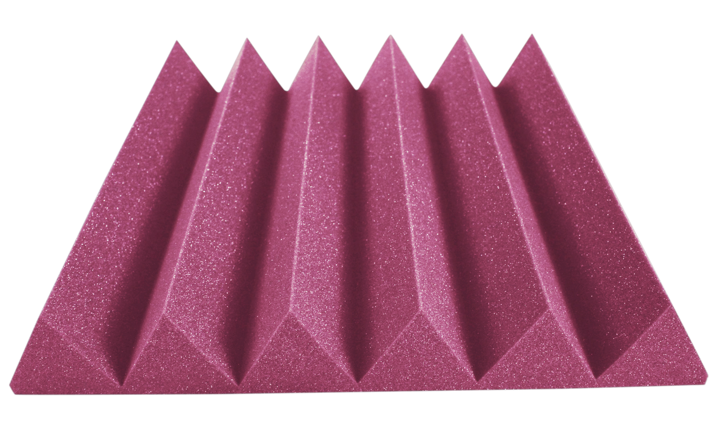 4 Inch Acoustic Foam Wedge Style Panels - 13 Color Options