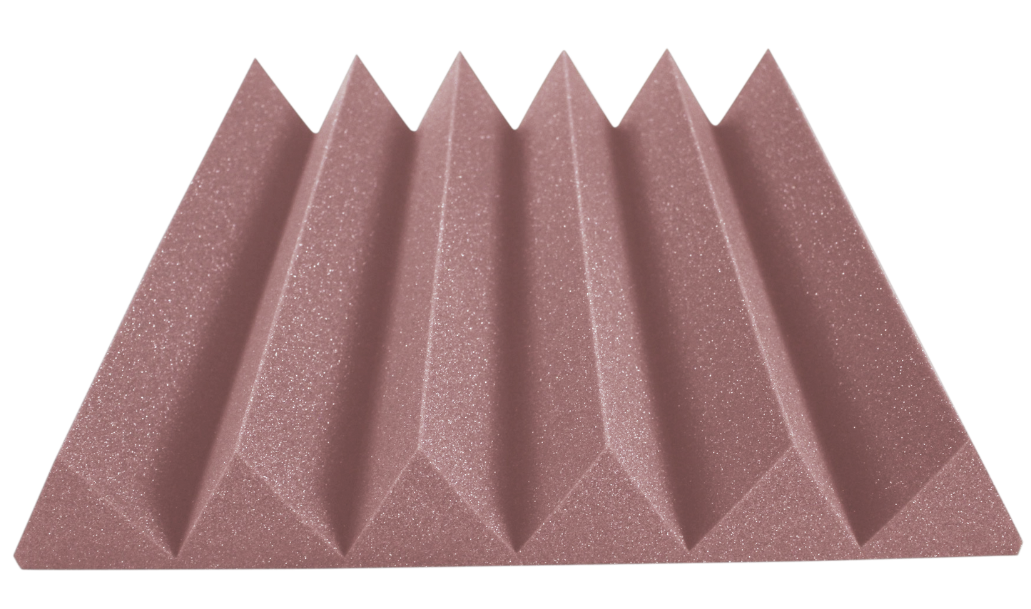 4 Inch Acoustic Foam Wedge Style Panels - 13 Color Options