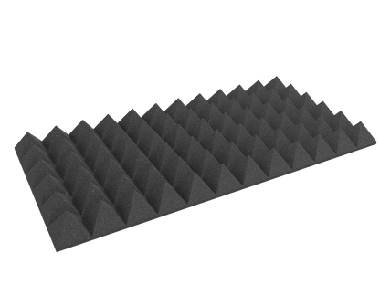 4 Inch Acoustic Foam Pyramid Style Panels - 13 Color Options
