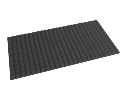 2 Inch Acoustic Foam Pyramid Style Panels - 13 Color Options