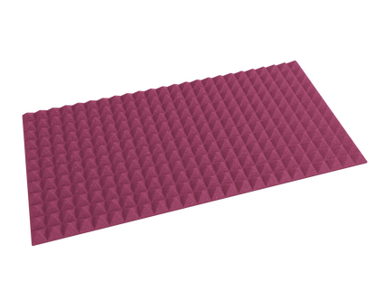 2 Inch Acoustic Foam Pyramid Style Panels - 13 Color Options