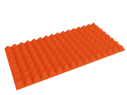 3 Inch Acoustic Foam Pyramid Style Panels - 13 Color Options