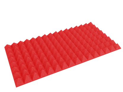 3 Inch Acoustic Foam Pyramid Style Panels - 13 Color Options