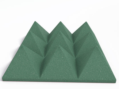 4 Inch Acoustic Foam Pyramid Style Panels - 13 Color Options