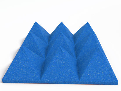 4 Inch Acoustic Foam Pyramid Style Panels - 13 Color Options