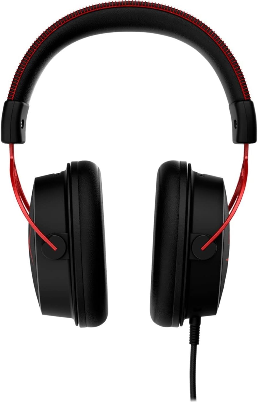 HyperX ™ Cloud Alpha PRO Gaming Headset Headphones with Noise Cancelling Microphone Over-Ear Soft Leatherette