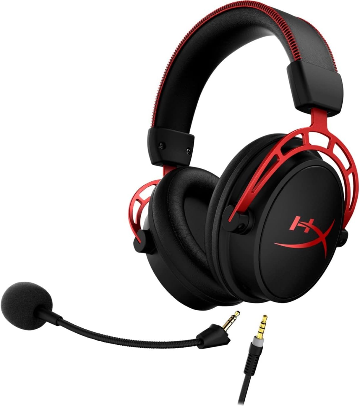 HyperX ™ Cloud Alpha PRO Gaming Headset Headphones with Noise Cancelling Microphone Over-Ear Soft Leatherette